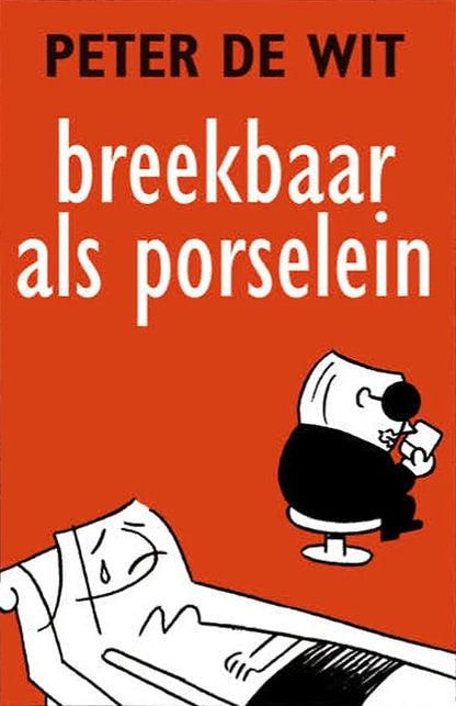 Cover miniatuurboekje Peter de Wit – Breekbaar als porselein – MatchBoox