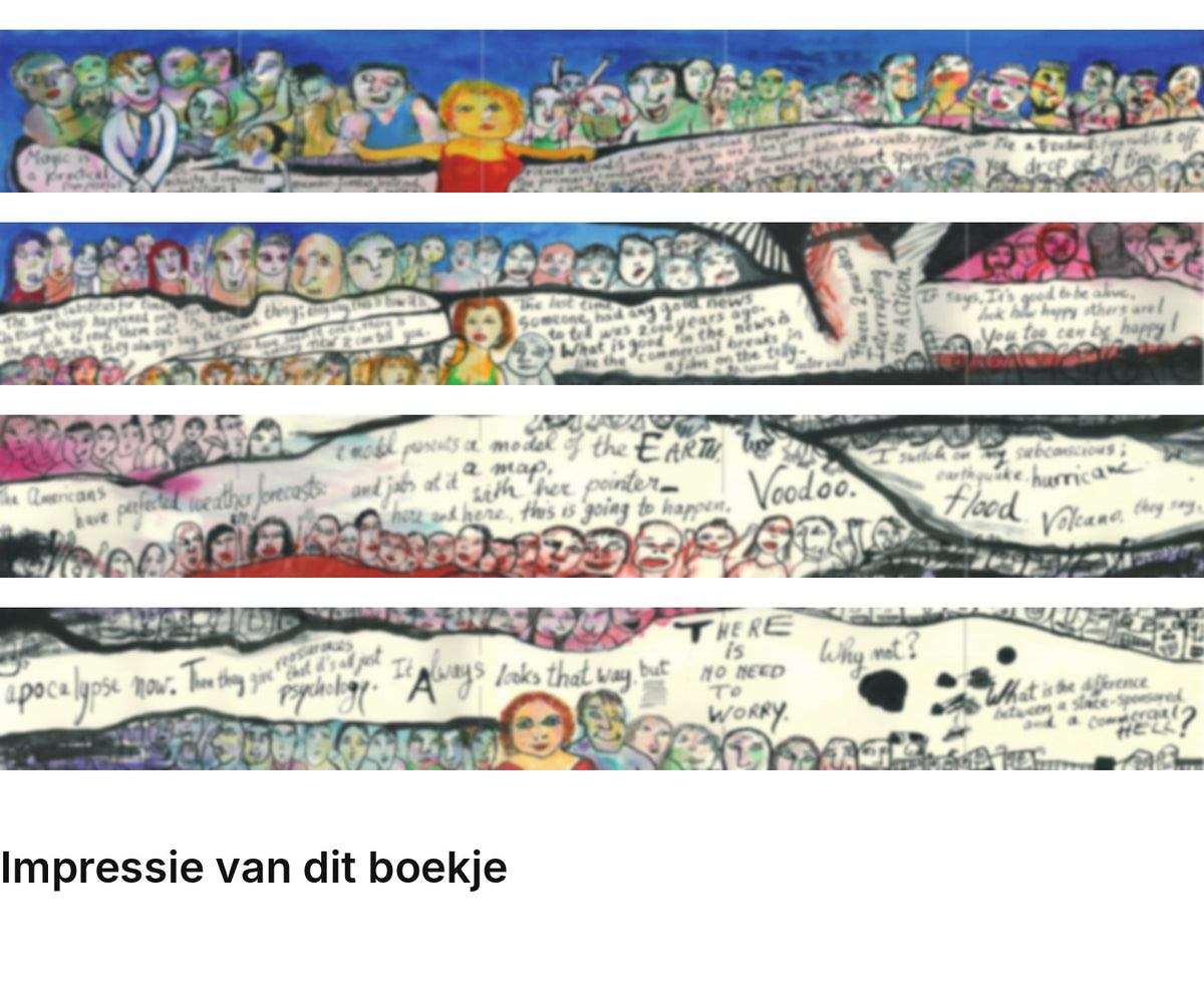 Impressie pagina’s miniatuurboekje Péter Zilahy – The News – MatchBoox