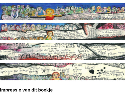 Impressie pagina’s miniatuurboekje Péter Zilahy – The News – MatchBoox