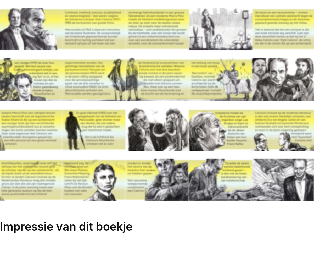 Impressie pagina’s miniatuurboekje Pieter Steinz – Van Muggen en Mammoeten – MatchBoox