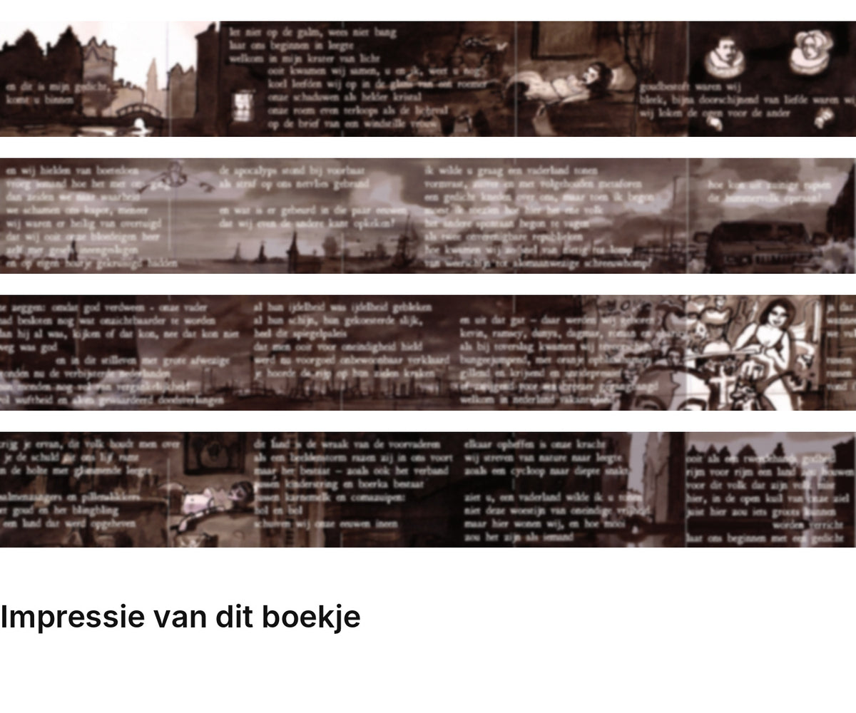 Impressie pagina’s miniatuurboekje Ramsey Nasr – Ik wou dat ik twee burgers was – MatchBoox