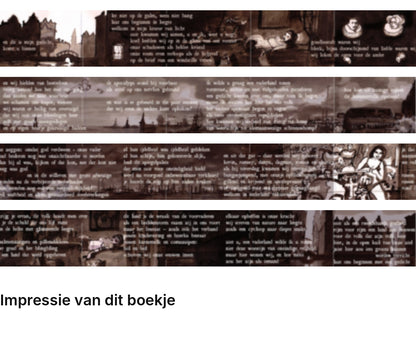 Impressie pagina’s miniatuurboekje Ramsey Nasr – Ik wou dat ik twee burgers was – MatchBoox