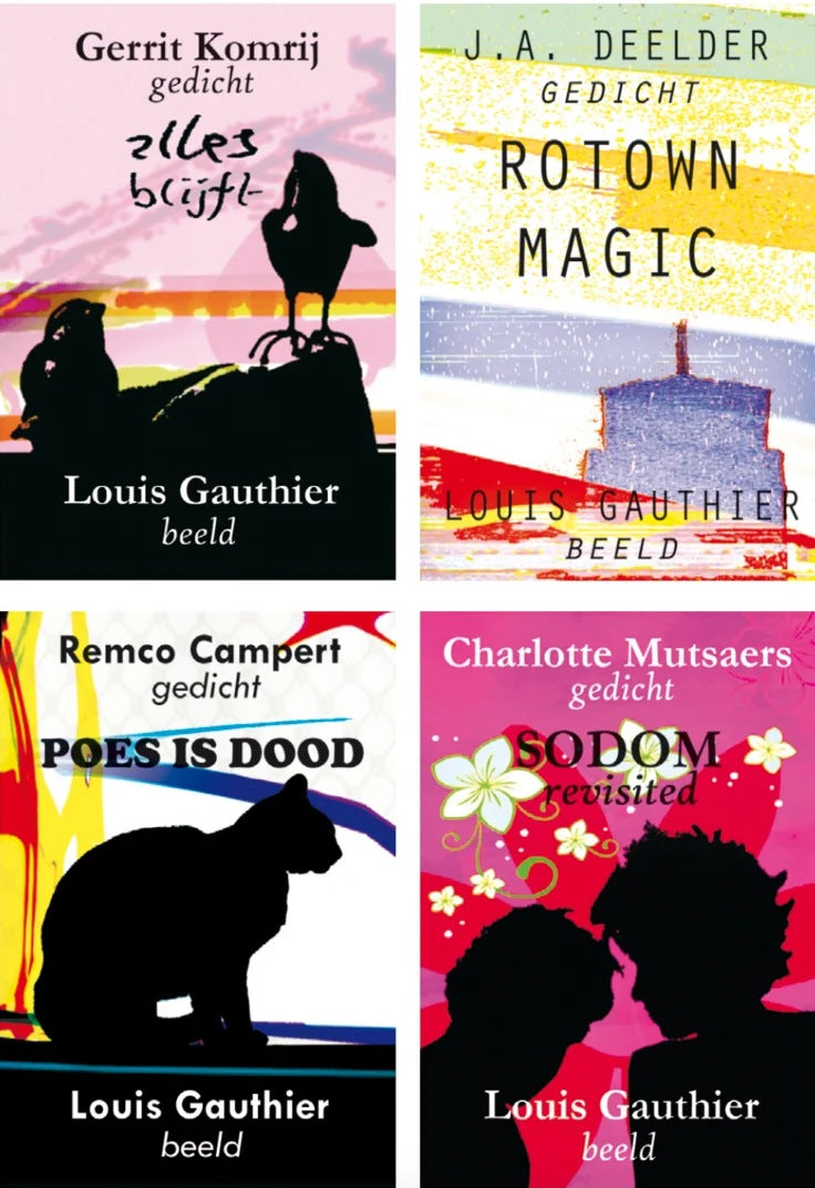 Cover serie miniatuurboekjes Louis Gauthier Serie – MatchBoox