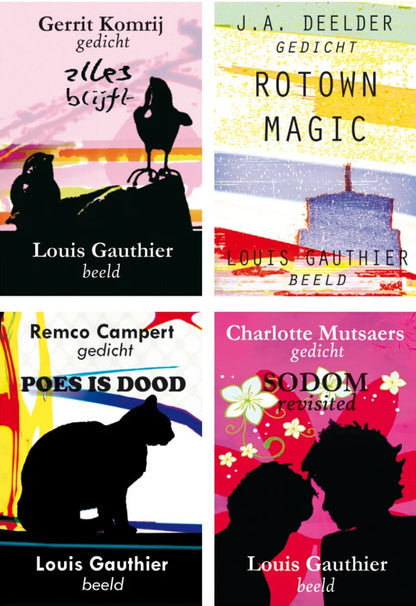 Cover serie miniatuurboekjes Louis Gauthier Serie – MatchBoox