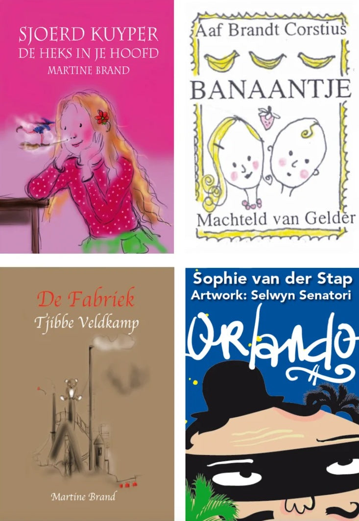 Cover serie miniatuurboekjes Kinderboeken Serie 1 – MatchBoox