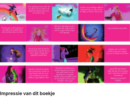 Impressie pagina’s miniatuurboekje Sjoerd Kuyper – De heks in je hoofd – MatchBoox