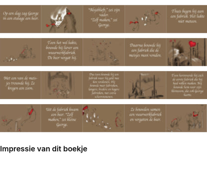 Impressie pagina’s miniatuurboekje Tjibbe Veldkamp – De fabriek – MatchBoox