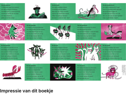 Impressie pagina’s miniatuurboekje Trijntje Fop – op een grasmus – MatchBoox