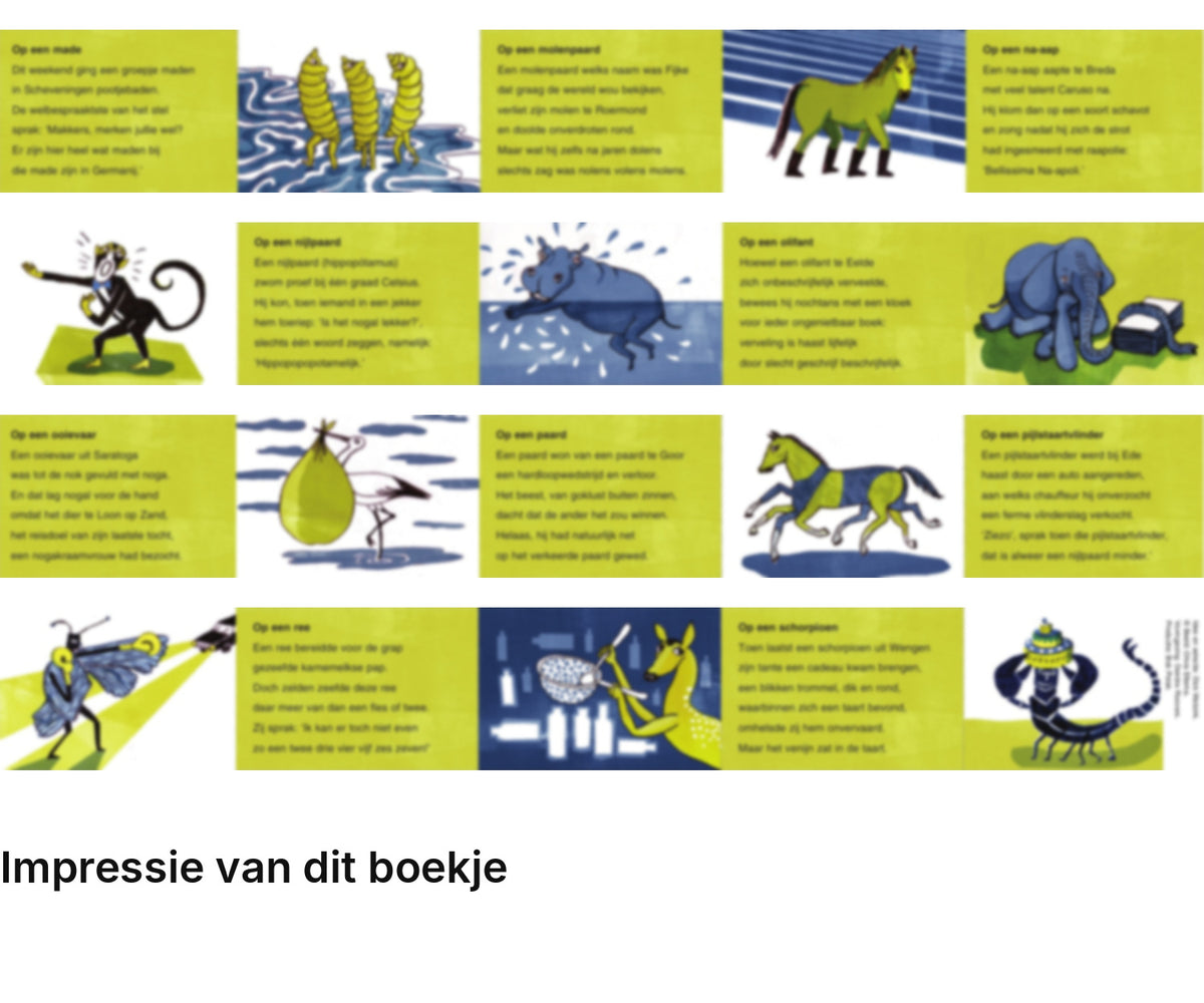 Impressie pagina’s miniatuurboekje Trijntje Fop – op een made – MatchBoox