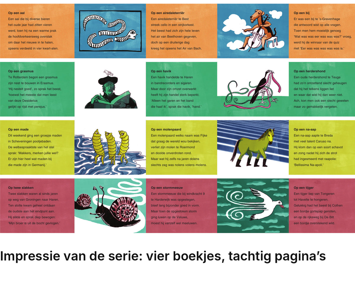 Impressie pagina’s serie miniatuurboekjes Trijntje Fop Serie – MatchBoox