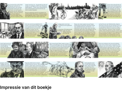 Impressie pagina’s miniatuurboekje Vic van de Reijt – De toekomst van Elsschot – MatchBoox