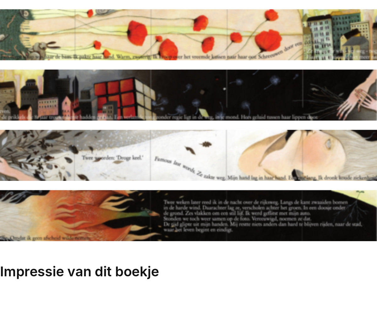 Impressie pagina’s miniatuurboekje Wilfried de Jong – Droge keel – MatchBoox
