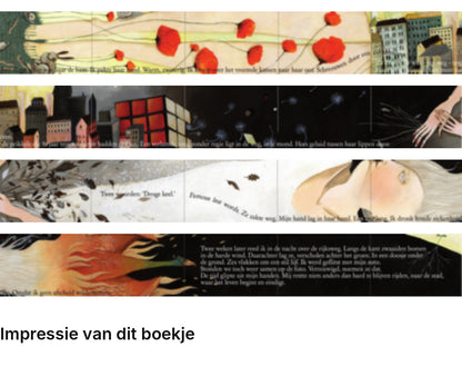 Impressie pagina’s miniatuurboekje Wilfried de Jong – Droge keel – MatchBoox